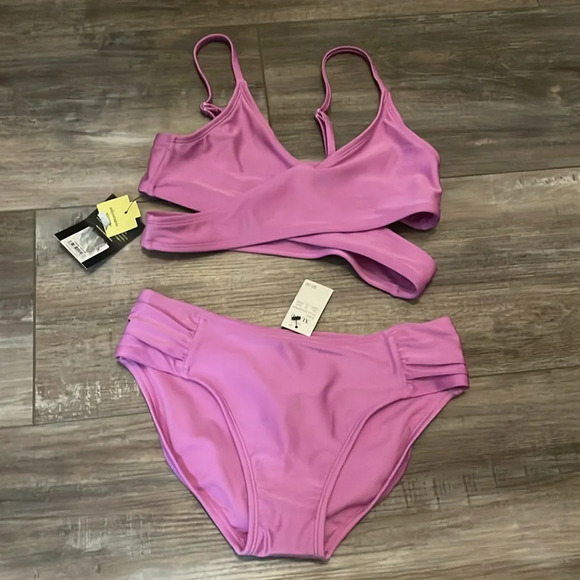 Art Class it’s a wrap purple bikini set size 14 NEW - Picture 5 of 5
